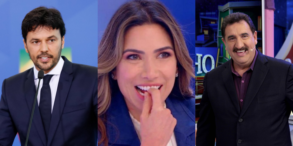 Silvio Santos troca de lugar com Patrícia Abravanel e joga com Ratinho