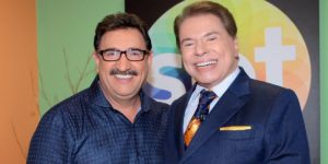 Ratinho e Silvio Santos, além de amigos, são sócios no ramo televisivo (Foto: Reprodução)