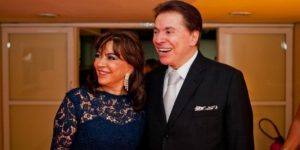 Silvio Santos e a esposa, Íris Abravanel (Foto: Reprodução)