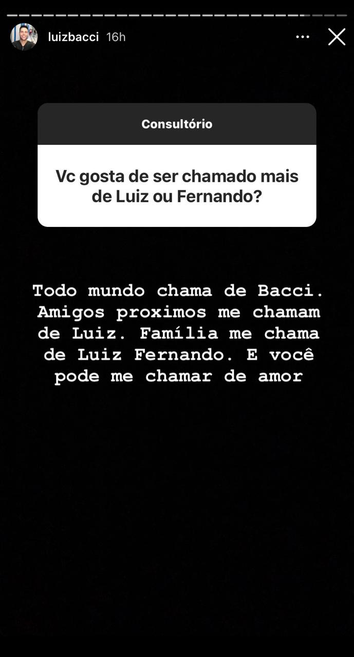 Luiz Bacci Confirma Que J Foi Muito Tra Do