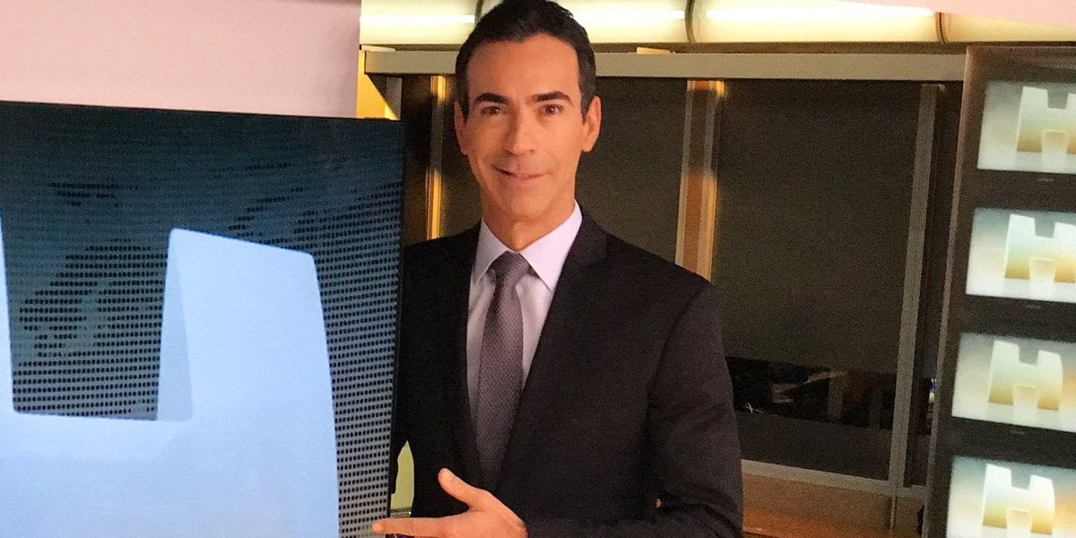 Cesar Tralli no "Jornal Hoje" (Foto: Divulgação/TV Globo)