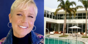 Xuxa e sua mansão no Rio (Foto: Montagem/TVFoco)