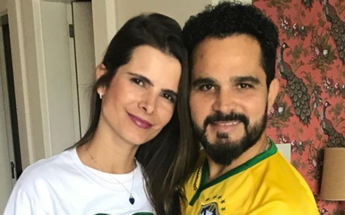 Flávia Camargo e Luciano (Foto: Divulgação)