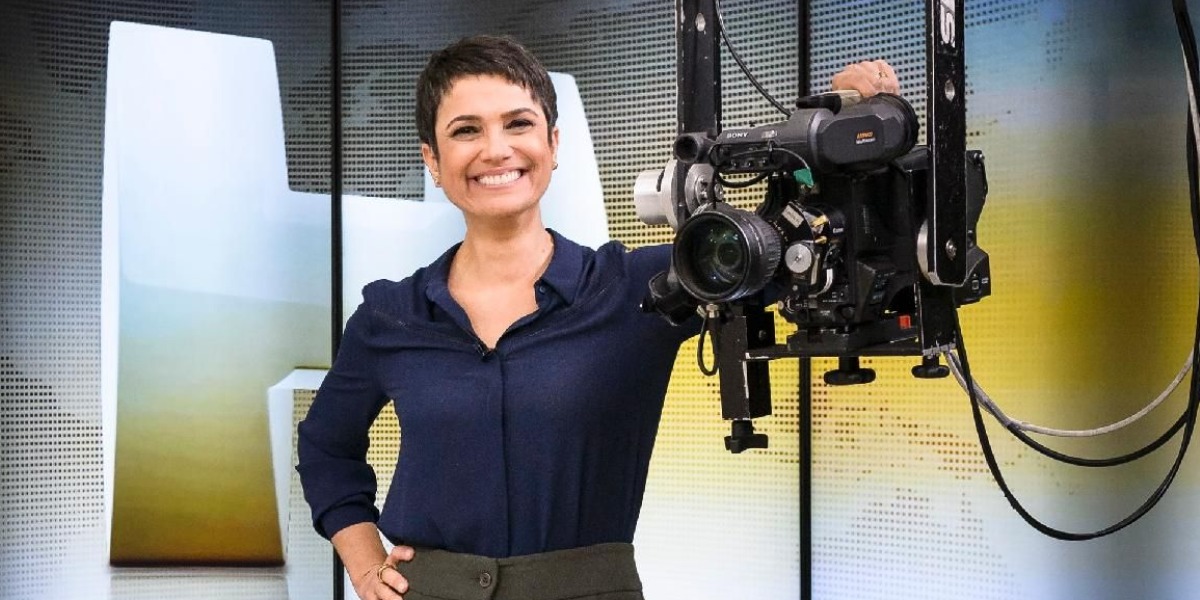 Sandra Annenberg era âncora do "Jornal Hoje" (Foto: Divulgação/TV Globo)