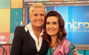 Fátima Bernardes e Xuxa Meneghel na Globo (Foto: Divulgação/ Globo)