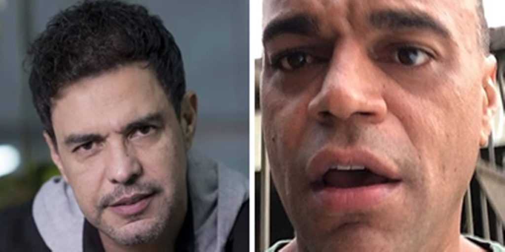 Zezé di Camargo apareceu em vídeo aos gritos em mansão de Denilson (Foto: Montagem/TV Foco)