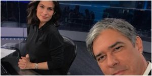 William Bonner e Renata Vasconcellos no Jornal Nacional - Foto: Reprodução