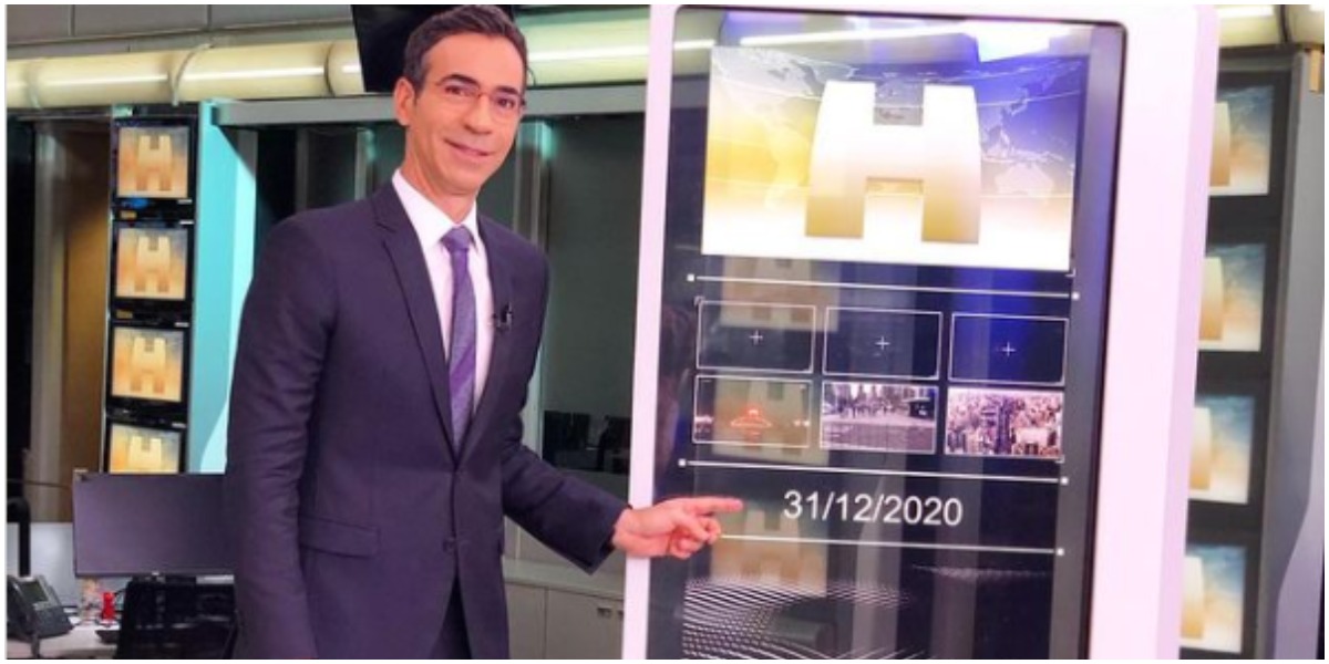 César Tralli expõe o que fez após o fim do Jornal Hoje nas telas da Globo (Foto: Reprodução)