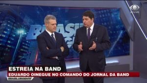 Apresentador da Band, Eduardo, detonou governo de Bolsonaro (Foto: Divulgação)