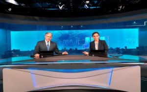 William Bonner e Renata Vasconcellos no Jornal Nacional (Foto: Divulgação)