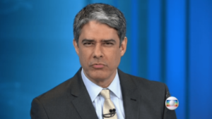 William Bonner comanda o Jornal Nacional, produto mais caro da TV brasileira para se anunciar (Foto reprodução)