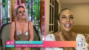 Ana Maria recebeu Ivete Sangalo no Mais Você (Foto: Reprodução/ Globo)