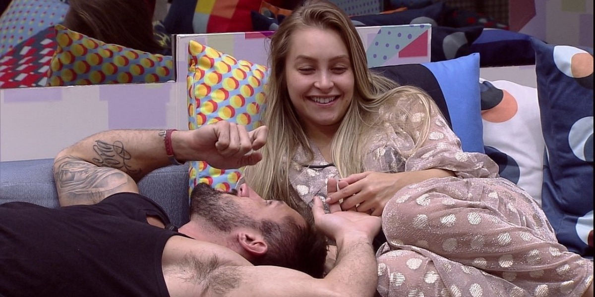 Carla Diaz e Arthur no BBB21 (Foto: Reprodução)