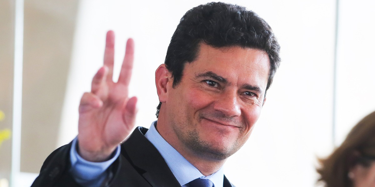 Sérgio Moro aparece na frente de Bolsonaro em pesquisas (Foto: Reprodução)