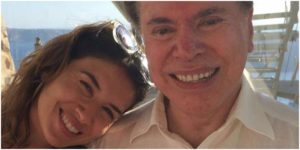 Silvio Santos e a filha, Daniela Beyruti (Foto: Reprodução)