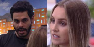 Disputa do paredão do BBB21 está entre Rodolffo e Carla Diaz (Foto: Reprodução)