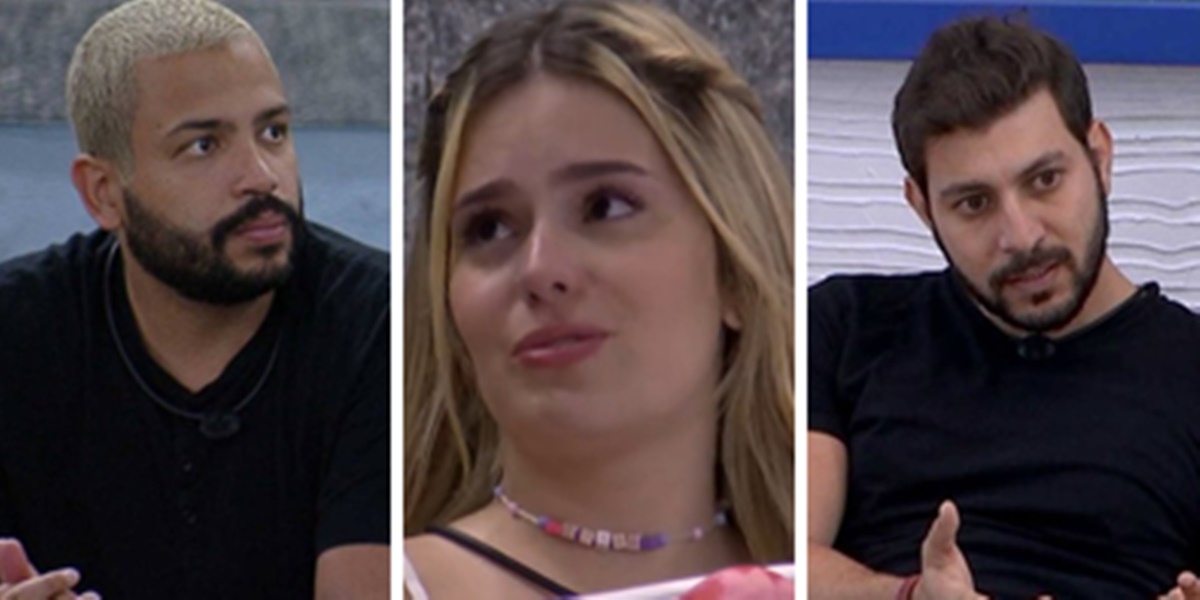 BBB21: Projota, Viih Tube e Caio (Imagem: Montagem/TV Foco) 