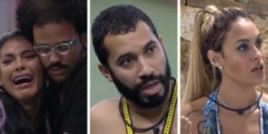 Pocah arrasada, Gilberto em choque e Sarah desmascarada no BBB21 (Foto: Montagem/TV Foco)