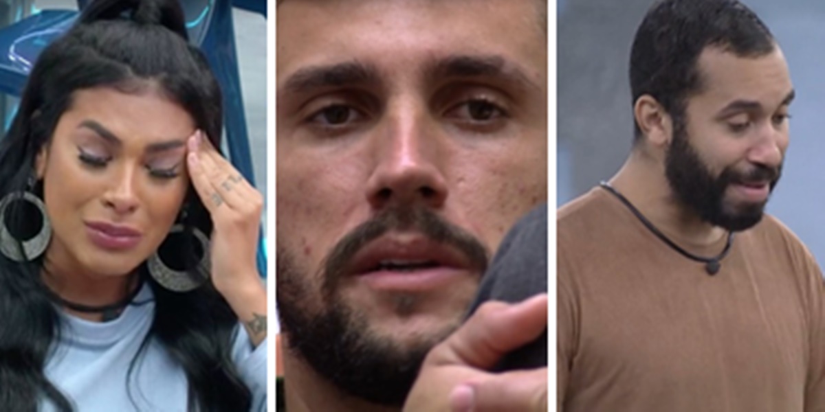 Pocah, Arthur e Gilberto no BBB21 (Imagem: Montagem/TV Foco)