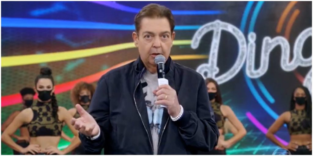 O apresentador Faustão em seu programa na Globo - Foto: Reprodução