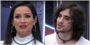 Juliette brinca com Fiukn duarante a madrugada e faz declaração sobre o jogo usando uma reprodução da cena que Carla Diaz fez ao voltar do quarto secreto (Foto: Reprodução)