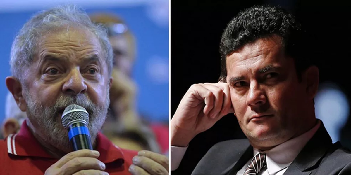 Defesa de Lula aponta articulações de Sergio Moro contra ex-presidente (Foto: Montagem)