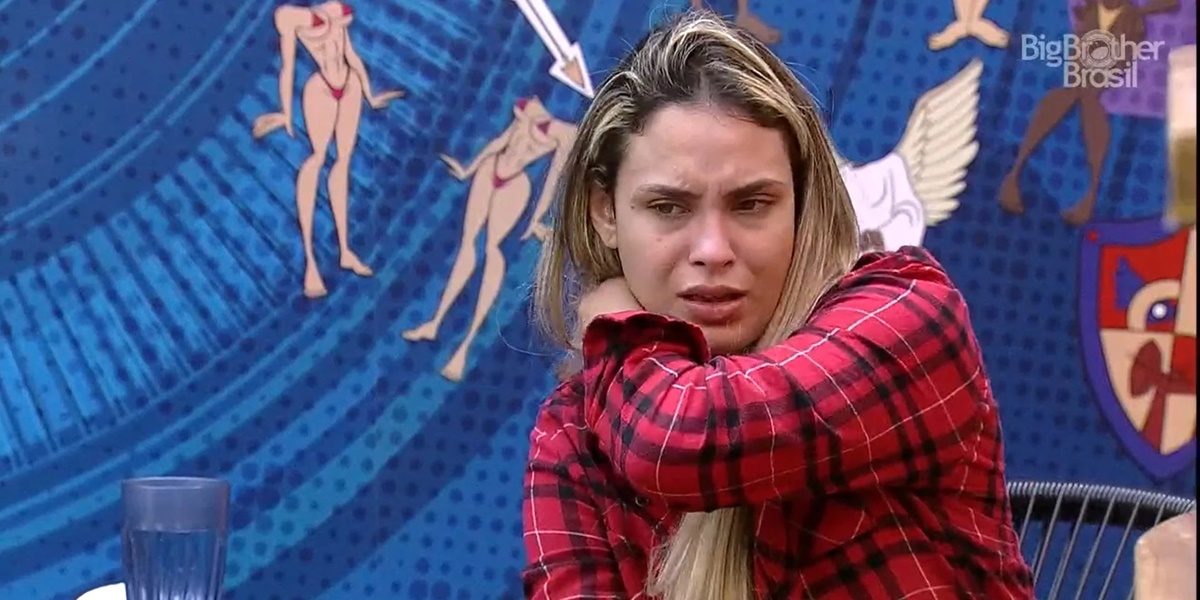 Sarah no BBB21 (Foto: Reprodução)