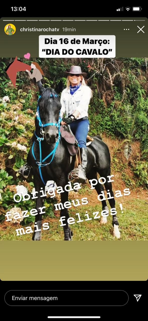 Apresentadora celebra dia especial (Reprodução)