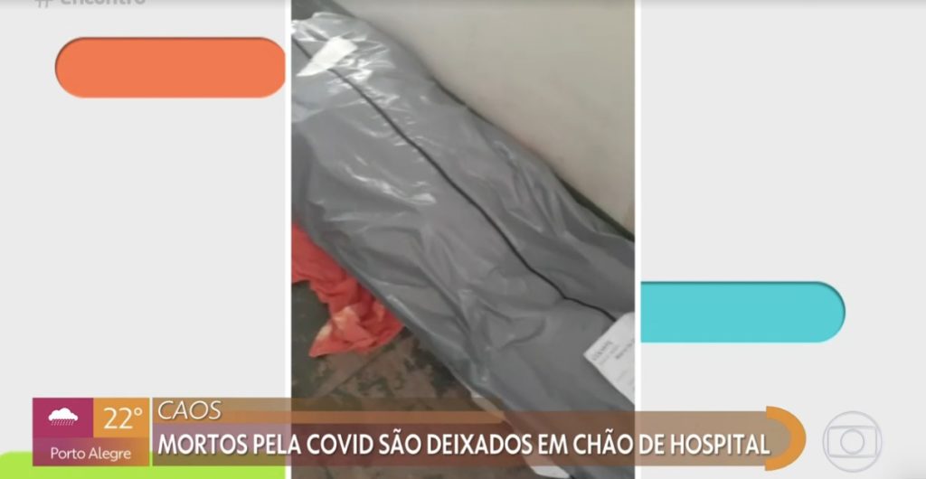 Fátima Bernardes exibiu cadáveres ao vivo na Globo e acabou chocando (Foto reprodução) 