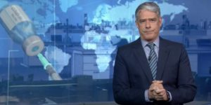 William Bonner, que está na bancada do Jornal Nacional  desde 1996, deverá sair do noticiário muito em breve, segundo o colunista Alessandro Lo-Bianco (Foto: Reprodução / TV Globo)