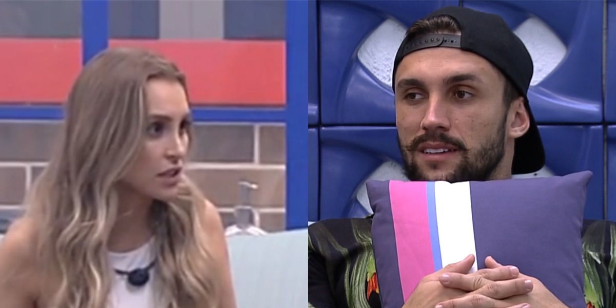 Arthur pressiona Carla Diaz no BBB21 (Foto: Reprodução)