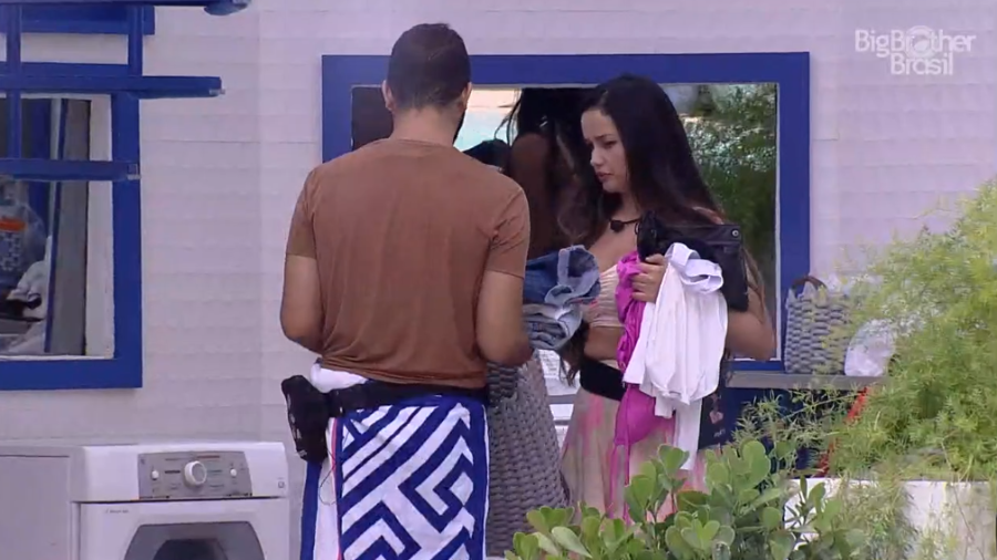 Juliette e Gil no BBB21 (Foto: Divulgação)