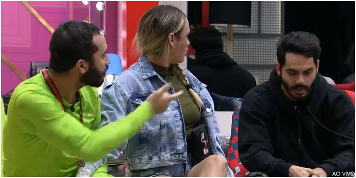 Gilberto e Sarah contra Rodolffo no BBB21 - Foto: Reprodução