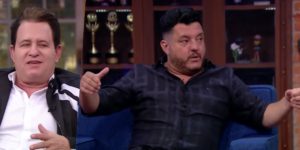 Bruno e Marrone estiveram presentes no The Noite de Danilo Gentili no SBT (Foto reprodução)