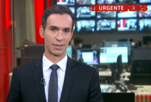 César Tralli atuando na GloboNews (Foto: Reprodução)