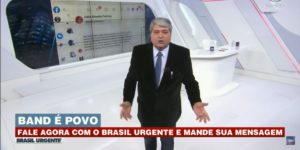 Datena no Brasil Urgente (Foto: Reprodução)