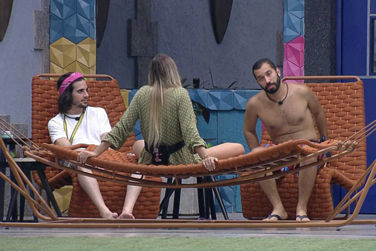 Fiuk, Sarah e Gil analisam comportamento de Arthur e Carla Diaz no BBB21 (Foto: Reprodução)