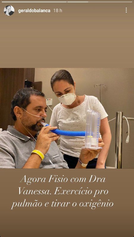 Geraldo Luís foi contaminado pelo Coronavírus (Foto: Reprodução)