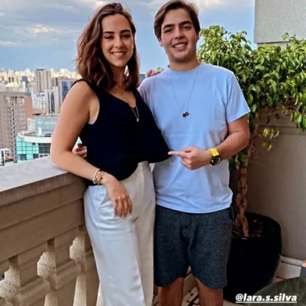 João Guilherme e Lara Silva são filhos de Faustão (Foto: Reprodução/Instagram)