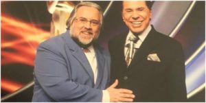 Leão Lobo e Silvio Santos, dono do SBT - Foto: Reprodução