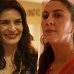 Leila (Arieta Corrêa) e Penha (Clarissa Pinheiro) juntas em Amor de Mãe (Foto: Montagem/TV Foco/Reprodução/Globo)