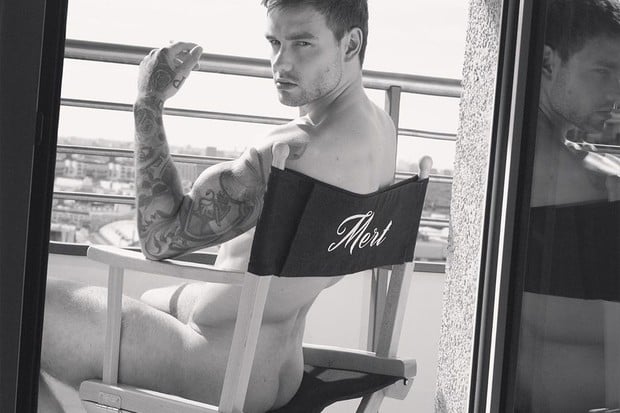 Registro do ensaio de Liam Payne (Foto: Reprodução)