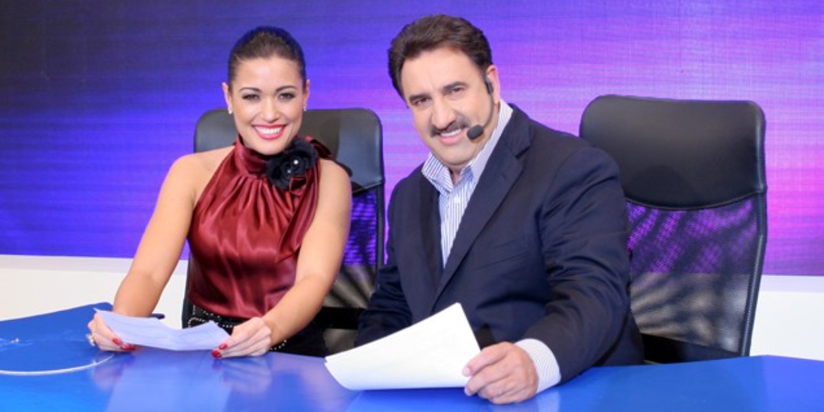 Milene Pavorô e Ratinho (Foto: Divulgação/SBT)