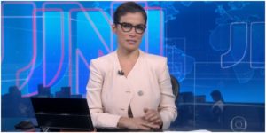 Renata Vasconcellos é a âncora do Jornal Nacional - (Foto: Reprodução)