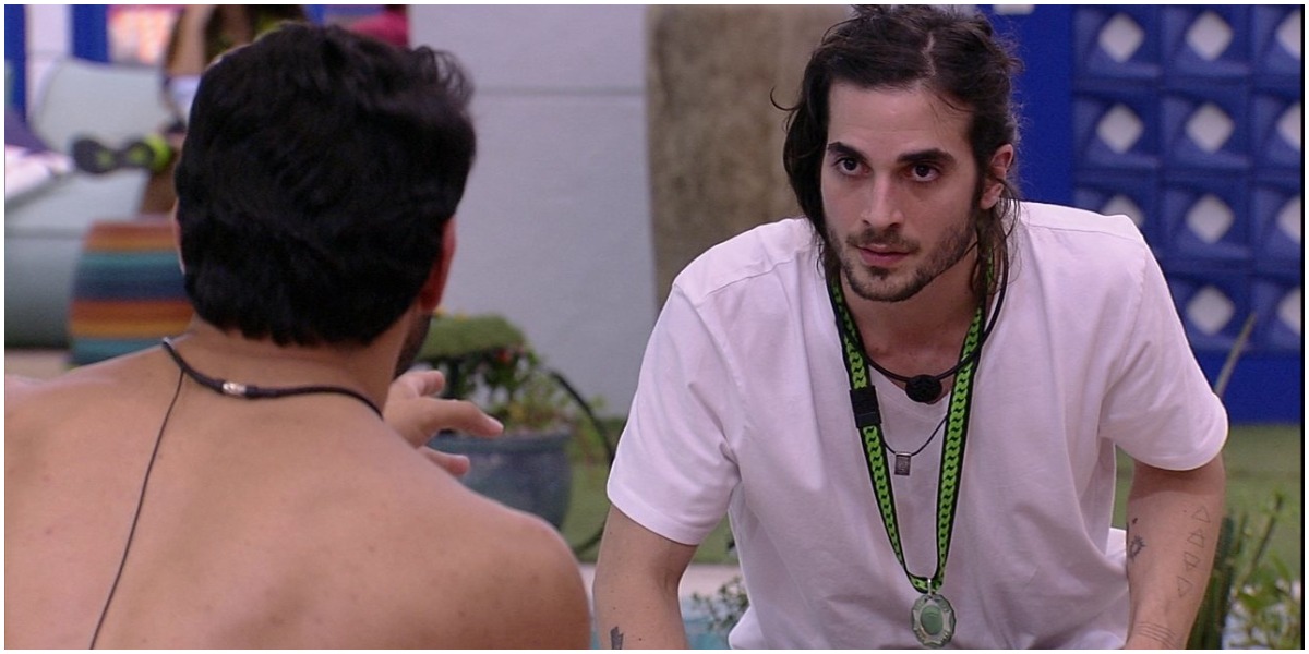 Rodolffo e Fiuk em conversa no BBB21 - Foto: Reprodução