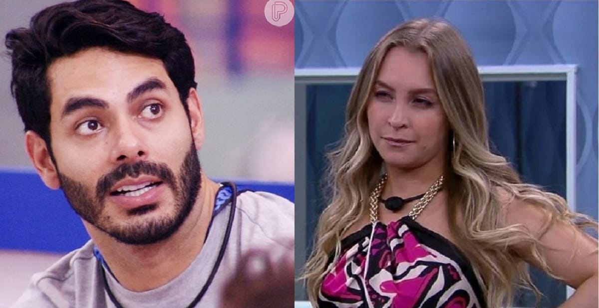 Rodolffo e Carla Diaz durante o "BBB21", da Globo (Reprodução) 