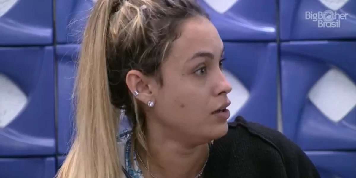 Sarah se exalta no BBB21 (Foto: Reprodução)