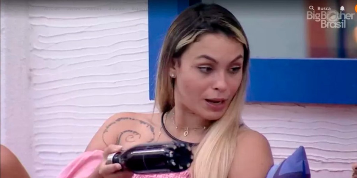 Sarah escandaliza no BBB21 (Foto: Reprodução)