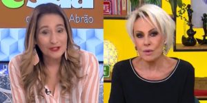 Sonia Abrão e Ana Maria Braga (Foto: Reprodução/RedeTV!/TV Globo)