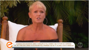 Xuxa foi a convidada especial do programa da Eliana no SBT (Foto: Reprodução)